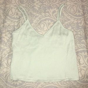 Topshop mint green crop top US size 4